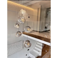 SE21-AL-36 ALTRA PENDANT SILVER  E27 36cm  2 YEARS WARRANTY