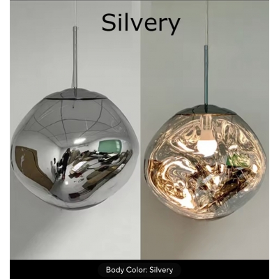 SE21-AL-36 ALTRA PENDANT SILVER  E27 36cm  2 YEARS WARRANTY