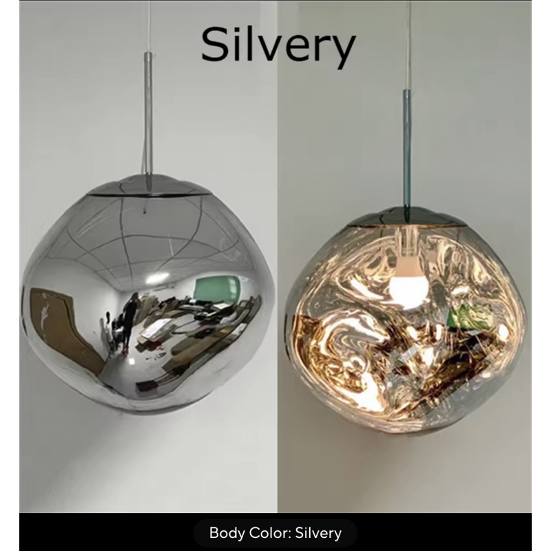 SE21-AL-36 ALTRA PENDANT SILVER  E27 36cm  2 YEARS WARRANTY