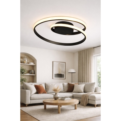 SE LED 50 LICI CEILING BLACK 38W 3CCT 50x9cm IP20 220V 2 YEARS WARRANTY Α1 SE LED 50 LICI CEILING BLACK 38W 3CCT 50x9cm IP20 220V 2 YEARS WARRANTY Α1