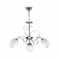 KQ 2221/3 FERROW PENDANT CHROME-OPAL GLASS Ζ3 KQ 2221/3 FERROW PENDANT CHROME-OPAL GLASS Ζ3