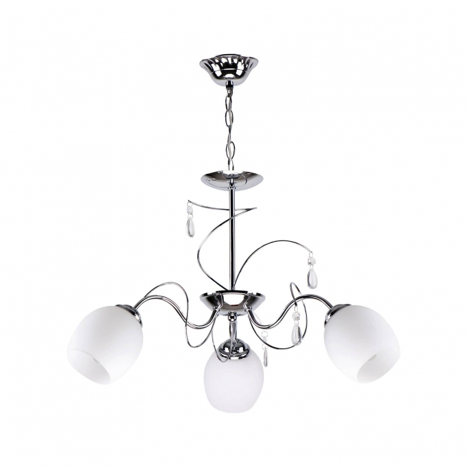 KQ 2221/3 FERROW PENDANT CHROME-OPAL GLASS Ζ3