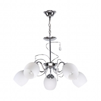 KQ 2221/5 FERROW PENDANT CHROME-OPAL GLASS Ζ3 KQ 2221/5 FERROW PENDANT CHROME-OPAL GLASS Ζ3
