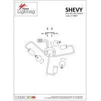 KQ 2626/3 SHEVY CEILING LAMP Δ3 KQ 2626/3 SHEVY CEILING LAMP Δ3