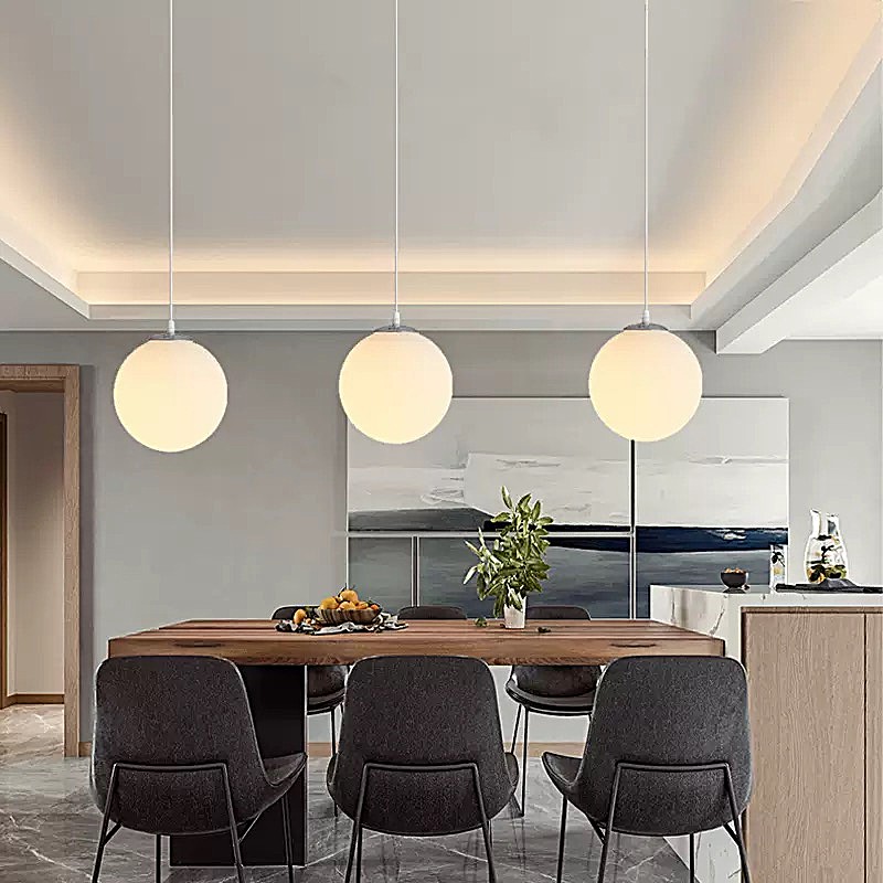 SE1120-1-OP ALESSIA Φ20 PENDANT OPAL GLASS Ε3