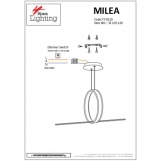 SE LED 120 MILEA PENDANT GOLD MAT Α5