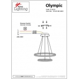 SE LED 60-40 OLYMPIC PENDANT CHROME Α5