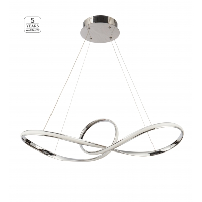 SE LED 80 MALBERA PENDANT CHROME Β5