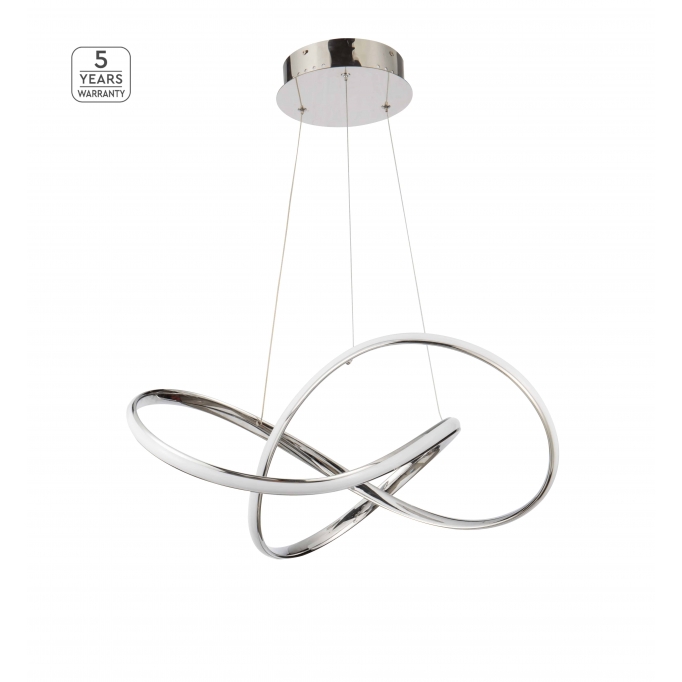 SE LED 60 MALBERA PENDANT CHROME Β5