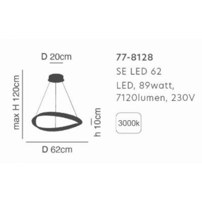 SE LED 60 MATEO PENDANT COFFEE BROWN Β5