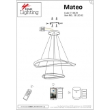 SE LED SMART 82 MATEO PENDANT COFFEE BROWN Β5