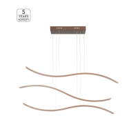 SE LED 120 WAVES PENDANT COFFEE BROWN Β5 SE LED 120 WAVES PENDANT COFFEE BROWN Β5