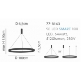 SE LED SMART 100 AMAYA PENDANT WHITE Δ5