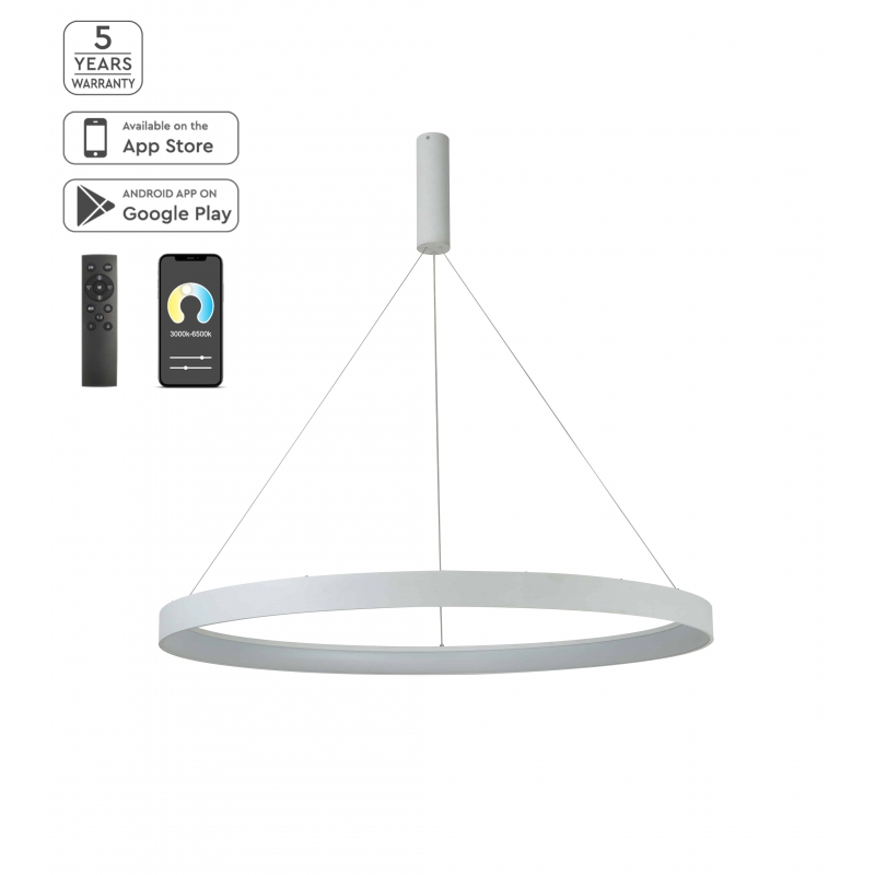 SE LED SMART 100 AMAYA PENDANT WHITE Δ5