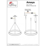 SE LED 60 AMAYA PENDANT NICKEL MAT Ε5