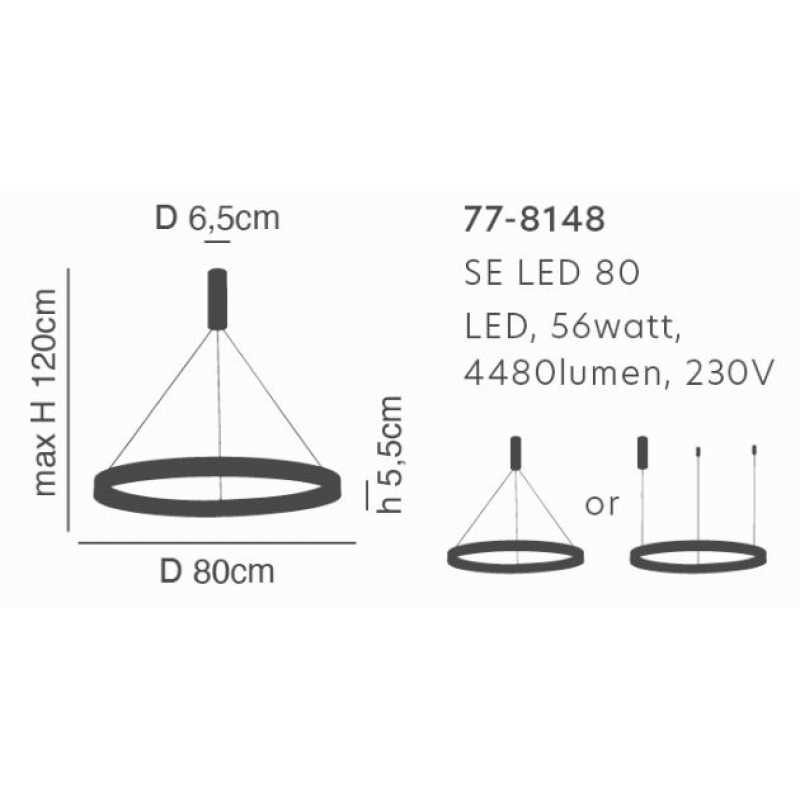 SE LED 80 AMAYA PENDANT GOLD MAT Δ5 SE LED 80 AMAYA PENDANT GOLD MAT Δ5