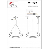 SE LED 80 AMAYA PENDANT COPPER Δ5