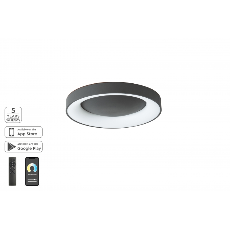 SE LED SMART 60 AMAYA CEILING BLACK Δ3 SE LED SMART 60 AMAYA CEILING BLACK Δ3