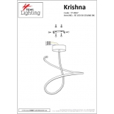 SE LED 50 KRISHNA CEILING BLACK Δ4