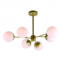 KQ S0980-6 NERVO PENDANT GOLD WITH OPAL GLASSES Β2 KQ S0980-6 NERVO PENDANT GOLD WITH OPAL GLASSES Β2