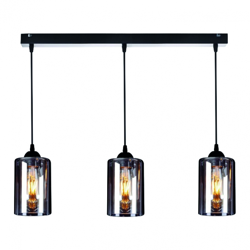 KQ 8877-3 SMOG PENDANT SMOKED GLASSES Ζ2 KQ 8877-3 SMOG PENDANT SMOKED GLASSES Ζ2