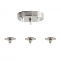 SE21-NM-4-GL2-NM3 ADEPT TUBE Nickel Matt Pendant Smoked Glass+