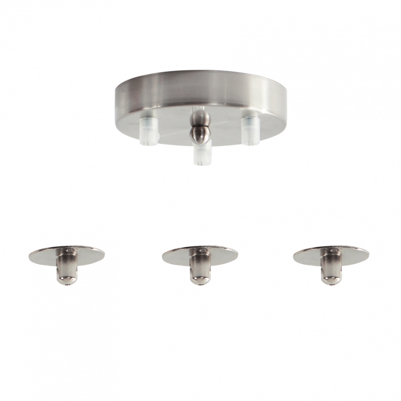 SE21-NM-4-GL2-NM3 ADEPT TUBE Nickel Matt Pendant Smoked Glass+