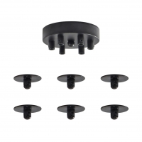 SE21-BL-B10-BL6-MS2 ADEPT PENDANT Black Metal Shade +
