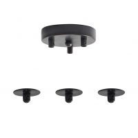 SE21-BL-B10-BL3-MS2 ADEPT PENDANT Black Metal Shade +