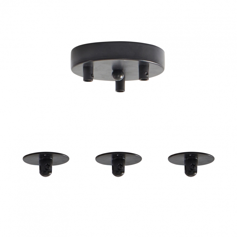 SE21-BL-B10-BL3-MS2 ADEPT PENDANT Black Metal Shade +
