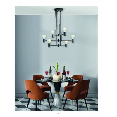 SE21-BL-100 ADEPT BLACK METAL PENDANT Γ4 SE21-BL-100 ADEPT BLACK METAL PENDANT Γ4