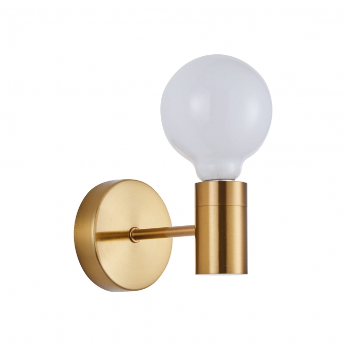 SE21-GM-16 ADEPT GOLD MATT WALL LAMP Γ2