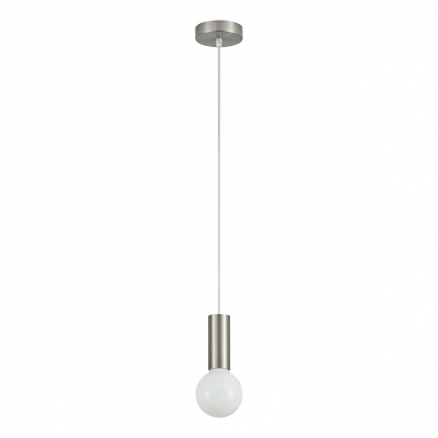 SE21-NM-4-MS40 ADEPT TUBE Nickel Matt Pendant Black Metal Shade+