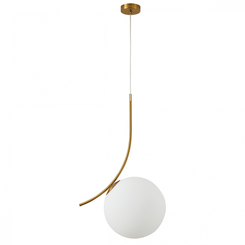 SE21-GM-30 SCEPTRE GOLD MATT OPAL GLASS PENDANT Γ3 SE21-GM-30 SCEPTRE GOLD MATT OPAL GLASS PENDANT Γ3