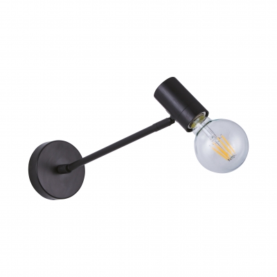 SE21-BL-22 ADEPT BLACK WALL LAMP B3 SE21-BL-22 ADEPT BLACK WALL LAMP B3