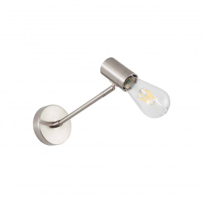 SE21-NM-22 ADEPT NICKEL MATT WALL LAMP Β3