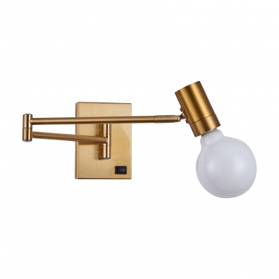 SE21-GM-52 ADEPT GOLD MATT WALL LAMP B3 SE21-GM-52 ADEPT GOLD MATT WALL LAMP B3