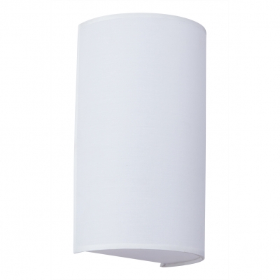 SE21-WH1-15 SERAPH WHITE SHADE WALL LAMP Γ1 SE21-WH1-15 SERAPH WHITE SHADE WALL LAMP Γ1