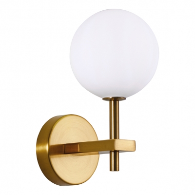 SE21-GM-16 ROYALE GOLD MATT OPAL GLASS WALL LAMP Β1 SE21-GM-16 ROYALE GOLD MATT OPAL GLASS WALL LAMP Β1
