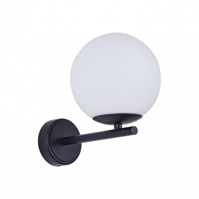SE21-BL-22 FLAKE BLACK WALL LAMP OPAL GLASS Β1 SE21-BL-22 FLAKE BLACK WALL LAMP OPAL GLASS Β1