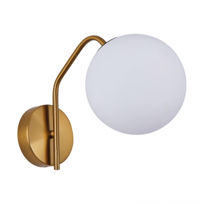 SE21-GM-25 FLAKE GOLD MATT WALL LAMP OPAL GLASS Β1 SE21-GM-25 FLAKE GOLD MATT WALL LAMP OPAL GLASS Β1