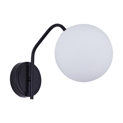 SE21-BL-25 FLAKE BLACK WALL LAMP OPAL GLASS Β1 SE21-BL-25 FLAKE BLACK WALL LAMP OPAL GLASS Β1