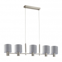 SE21-NM-120-SH1 ADEPT NICKEL MATT PENDANT GREY SHADE+ SE21-NM-120-SH1 ADEPT NICKEL MATT PENDANT GREY SHADE+