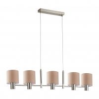 SE21-NM-120-SH3 ADEPT NICKEL MATT PENDANT BROWN SHADE+ SE21-NM-120-SH3 ADEPT NICKEL MATT PENDANT BROWN SHADE+
