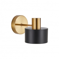 SE21-GM-16-MS1 GOLD MATT WALL LAMP BLACK METAL SHADE+ SE21-GM-16-MS1 GOLD MATT WALL LAMP BLACK METAL SHADE+