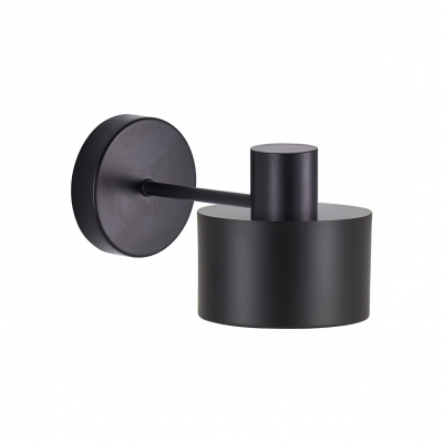 SE21-BL-16-MS1 ADEPT BLACK WALL LAMP BLACK METAL SHADE+ SE21-BL-16-MS1 ADEPT BLACK WALL LAMP BLACK METAL SHADE+