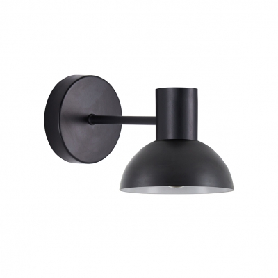 SE21-BL-16-MS3 ADEPT BLACK WALL LAMP BLACK METAL SHADE+ SE21-BL-16-MS3 ADEPT BLACK WALL LAMP BLACK METAL SHADE+