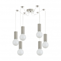 SE21-NM-4-NM6 ADEPT TUBE Nickel Matt Pendant+ SE21-NM-4-NM6 ADEPT TUBE Nickel Matt Pendant+