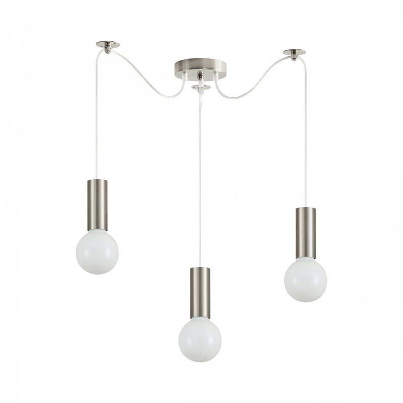 SE21-NM-4-NM3 ADEPT TUBE Nickel Matt Pendant+ SE21-NM-4-NM3 ADEPT TUBE Nickel Matt Pendant+