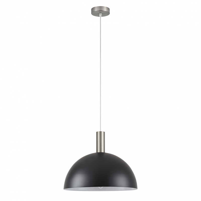 SE21-NM-4-MS40 ADEPT TUBE Nickel Matt Pendant Black Metal Shade+ SE21-NM-4-MS40 ADEPT TUBE Nickel Matt Pendant Black Metal Shade+